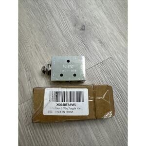 TAC2-41P 2 Position 3 Way Air Pneumatic Knob Control ON/OFF Toggle Valve